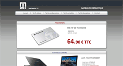 Desktop Screenshot of media2000.fr